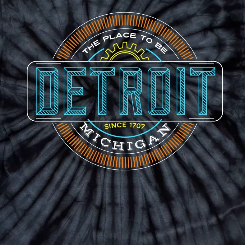 Detroit Emblem Since 1707 Tie-Dye T-Shirt