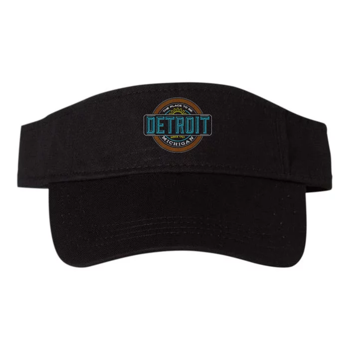 Detroit Emblem Since 1707 Valucap Bio-Washed Visor