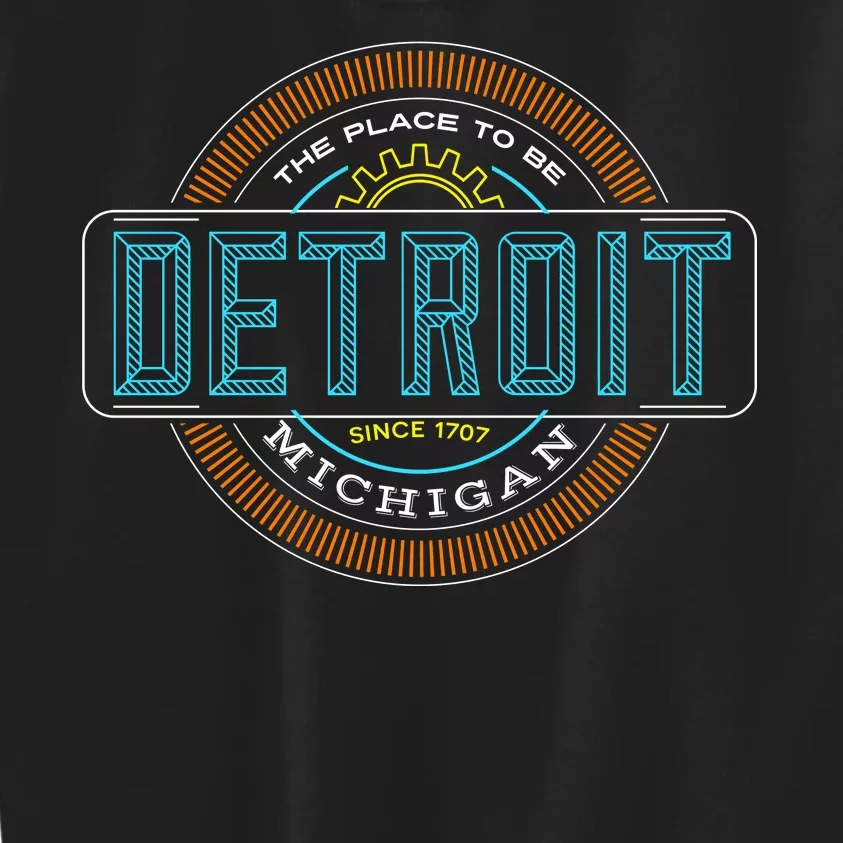 Detroit Emblem Since 1707 Kids Sweatshirt