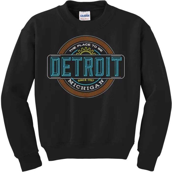 Detroit Emblem Since 1707 Kids Sweatshirt