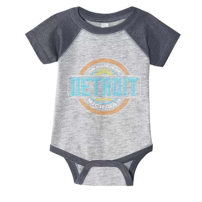 Detroit Emblem Since 1707 Infant Baby Jersey Bodysuit