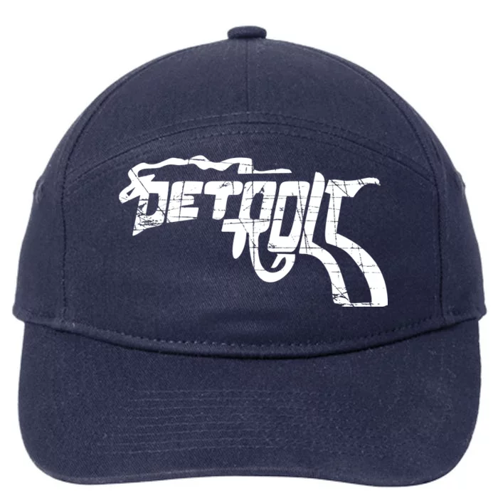 Detroit Gun n Smoke Revolver 7-Panel Snapback Hat