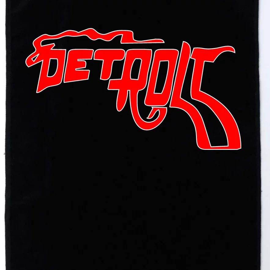 Detroit Gun Smoke Revolver Platinum Collection Golf Towel