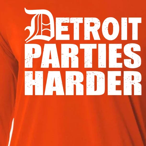 Detroit Parties Harder Cooling Performance Long Sleeve Crew