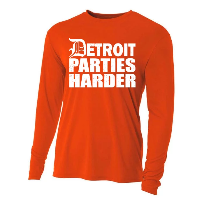 Detroit Parties Harder Cooling Performance Long Sleeve Crew