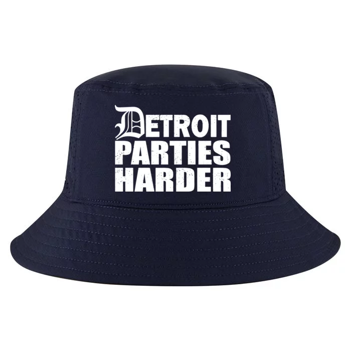 Detroit Parties Harder Cool Comfort Performance Bucket Hat