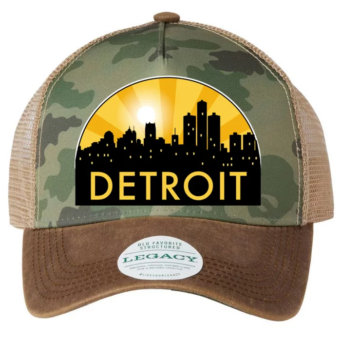 Detroit Record Logo Legacy Tie Dye Trucker Hat