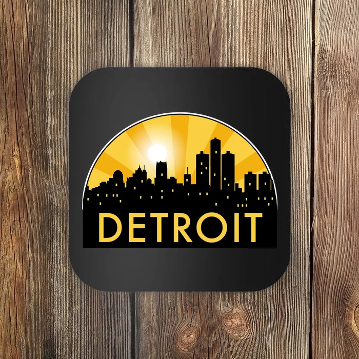 Detroit Record Logo Coaster