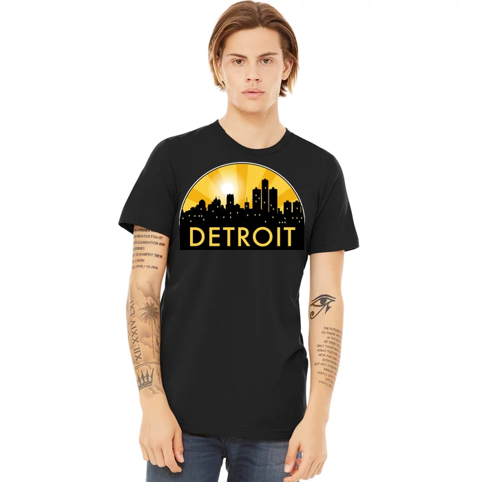 Detroit Record Logo Premium T-Shirt