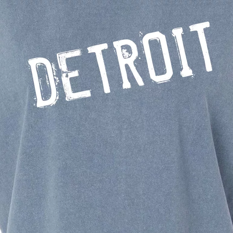 Detroit Retro Grunge Garment-Dyed Women's Muscle Tee