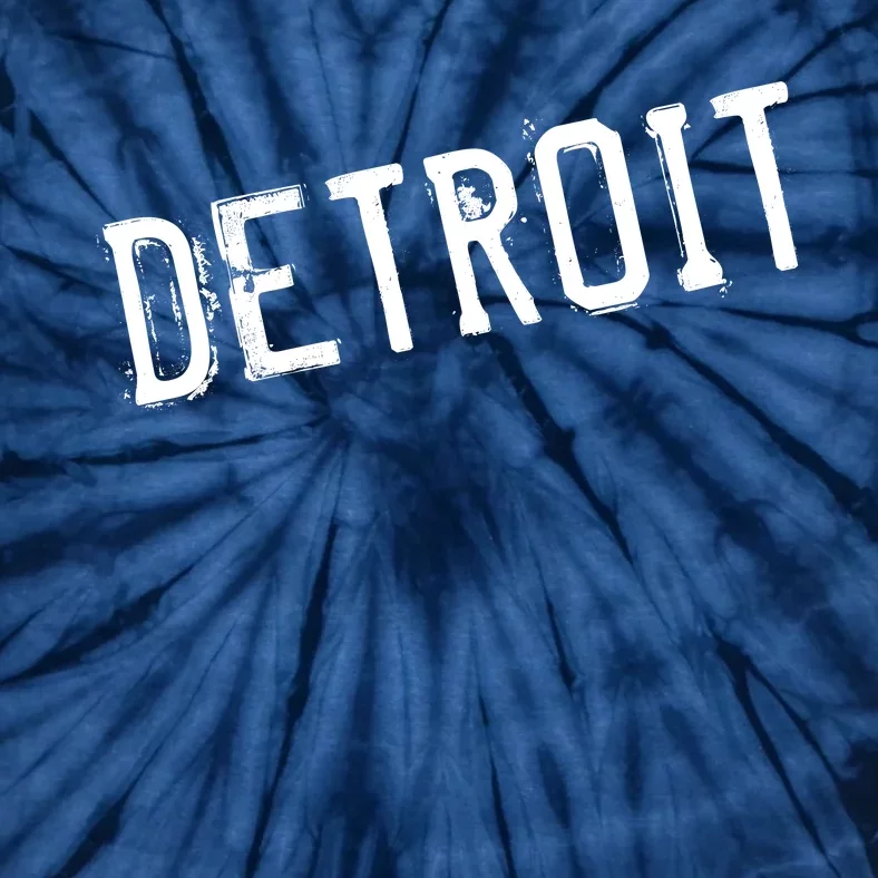 Detroit Retro Grunge Tie-Dye T-Shirt