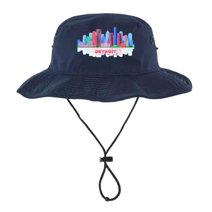 Detroit Skyline Abstract Legacy Cool Fit Booney Bucket Hat