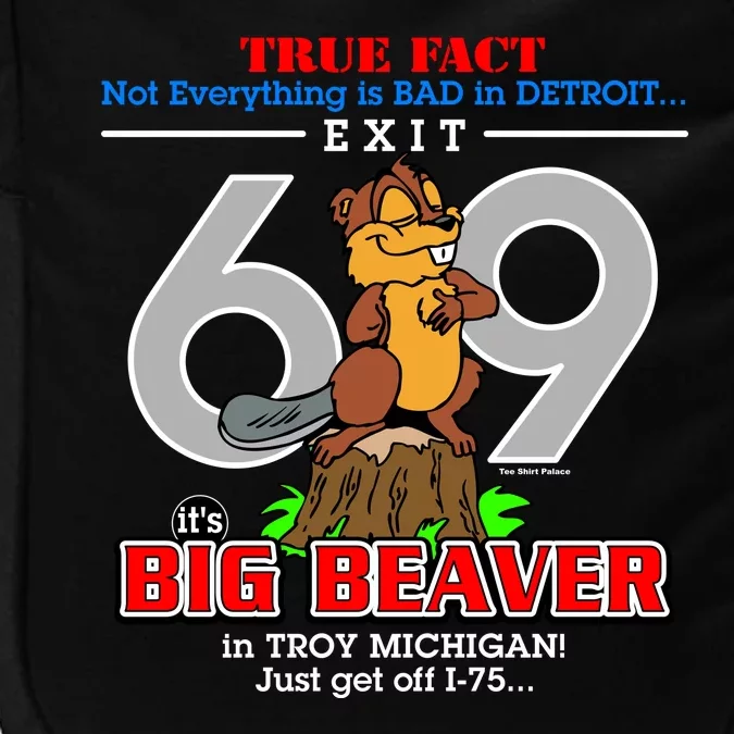 Detroit True Fact Big Beaver Exit 69 Impact Tech Backpack