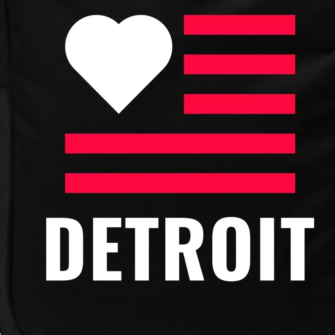 Detroit USA Flag Love Impact Tech Backpack