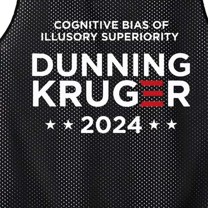 DunningKruger Effect Unaware Behavior Humorous Psychology Mesh Reversible Basketball Jersey Tank