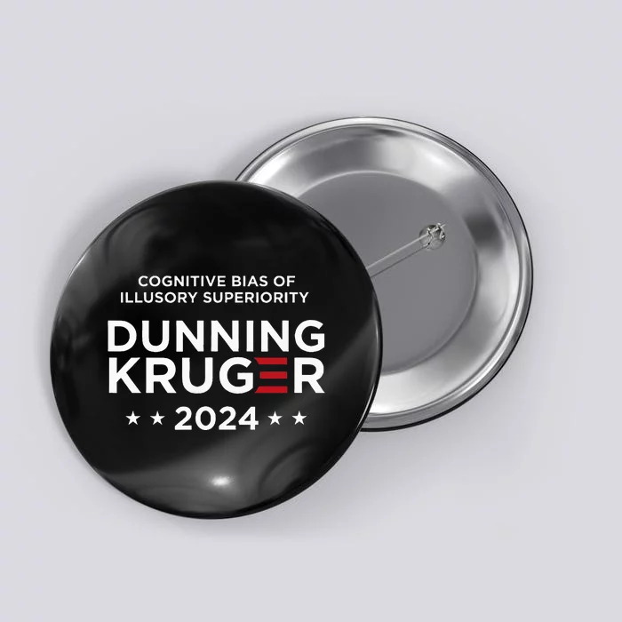 Dunningkruger Effect Unaware Behavior Humorous Psychology Button