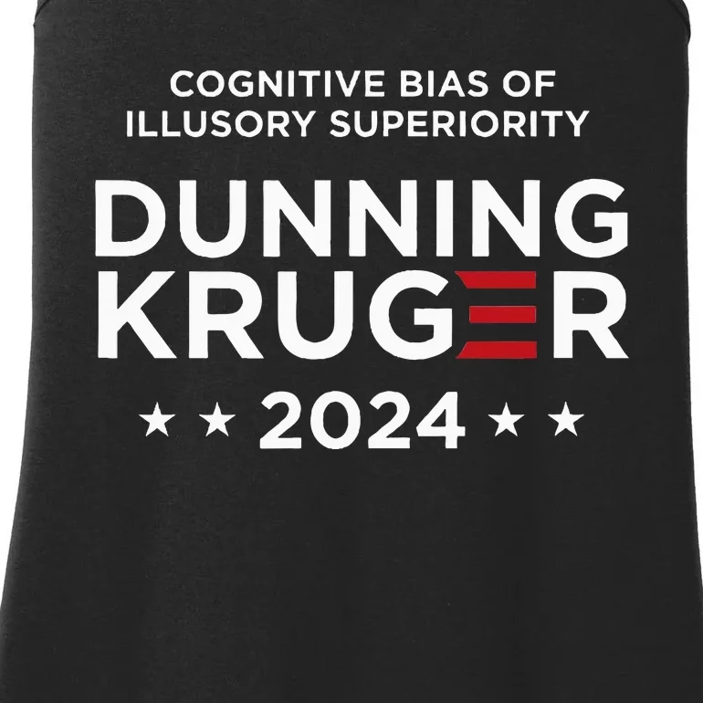 Dunningkruger Effect Unaware Behavior Humorous Psychology Ladies Essential Tank