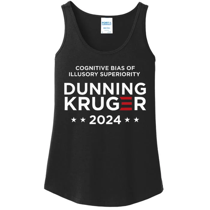 Dunningkruger Effect Unaware Behavior Humorous Psychology Ladies Essential Tank