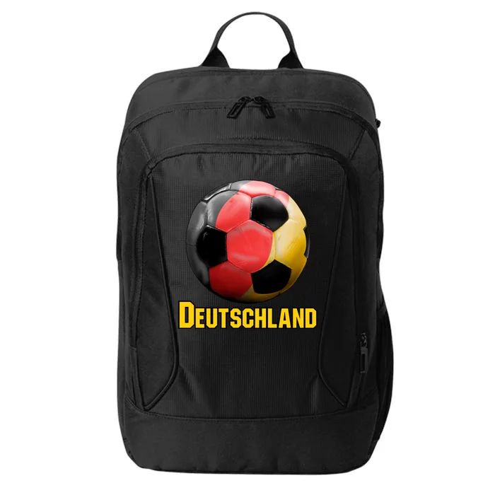 Deutschland German Flag Germany Soccer Style City Backpack