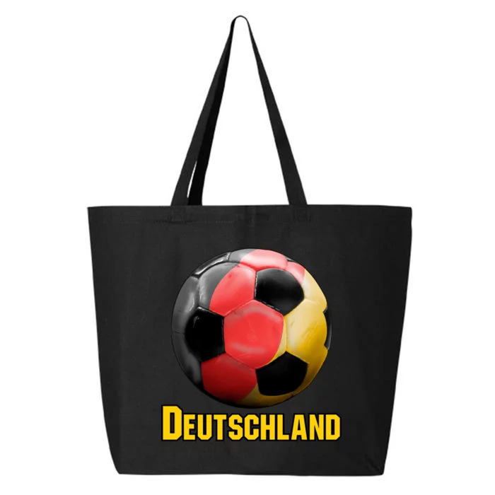 Deutschland German Flag Germany Soccer Style 25L Jumbo Tote