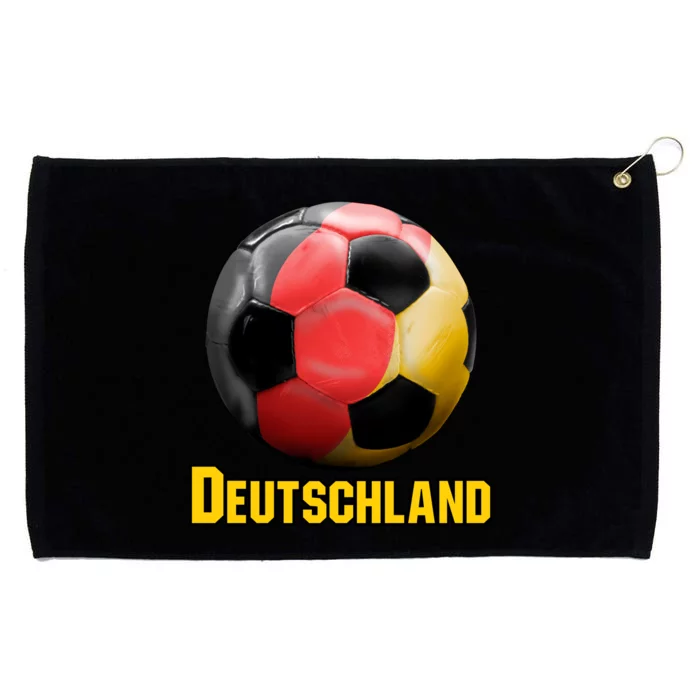 Deutschland German Flag Germany Soccer Style Grommeted Golf Towel