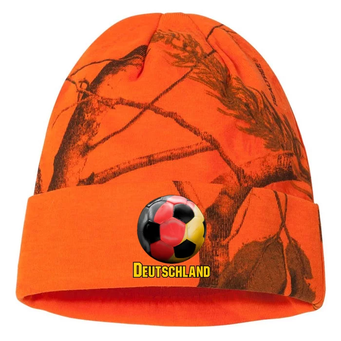 Deutschland German Flag Germany Soccer Style Kati - 12in Camo Beanie