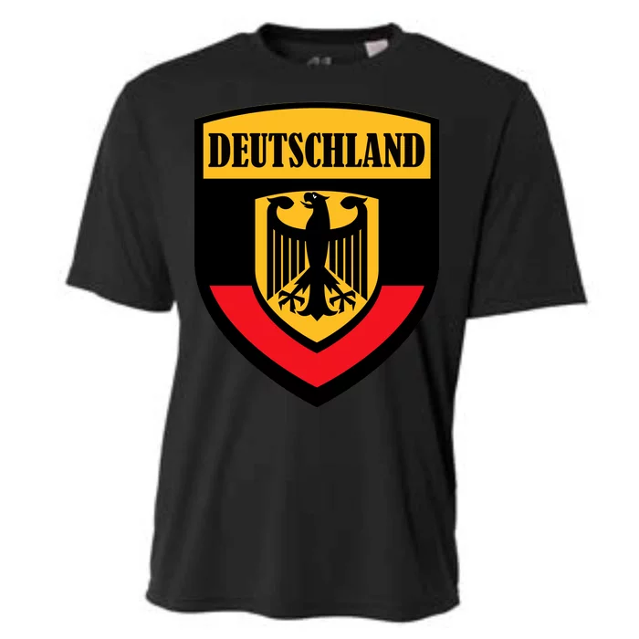 Deutschland Germany Crest Cooling Performance Crew T-Shirt