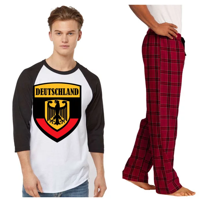 Deutschland Germany Crest Raglan Sleeve Pajama Set