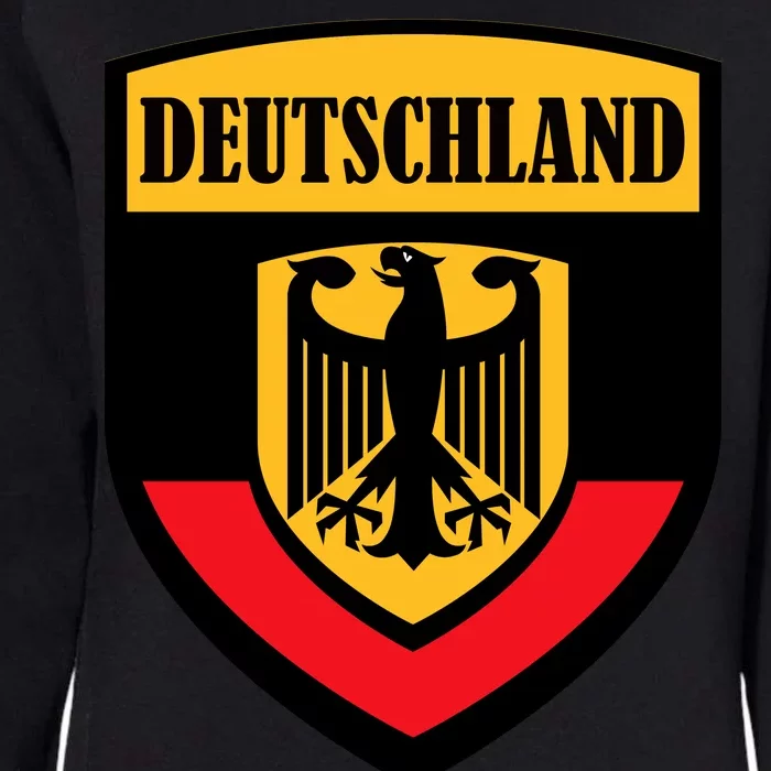 Deutschland Germany Crest Womens California Wash Sweatshirt