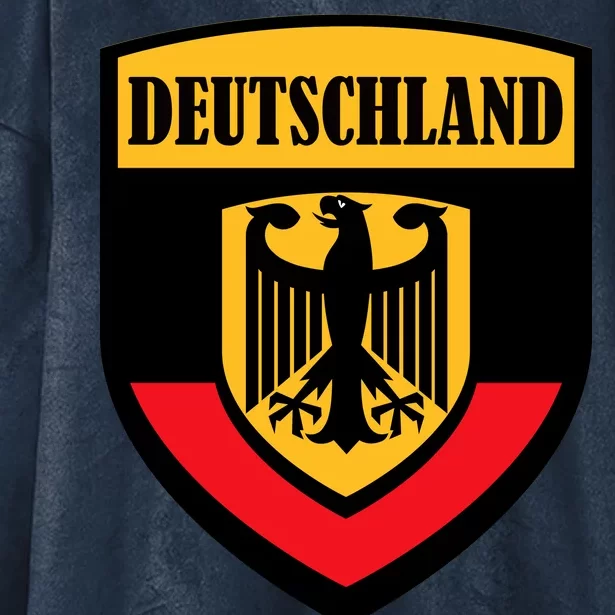 Deutschland Germany Crest Hooded Wearable Blanket