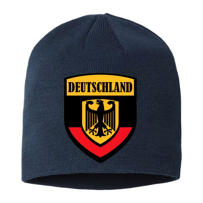 Deutschland Germany Crest 8 1/2in Sustainable Knit Beanie