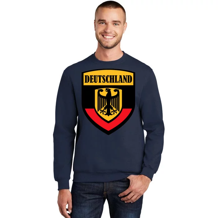 Deutschland Germany Crest Tall Sweatshirt