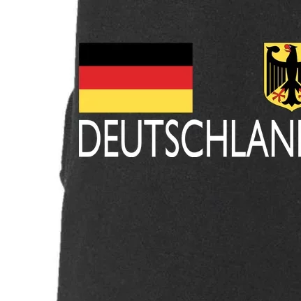 Deutschland Germany Soccer Doggie 3-End Fleece Hoodie