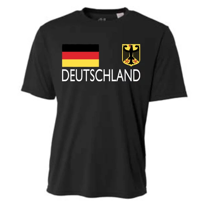 Deutschland Germany Soccer Cooling Performance Crew T-Shirt