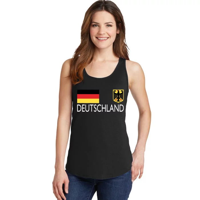 Deutschland Germany Soccer Ladies Essential Tank