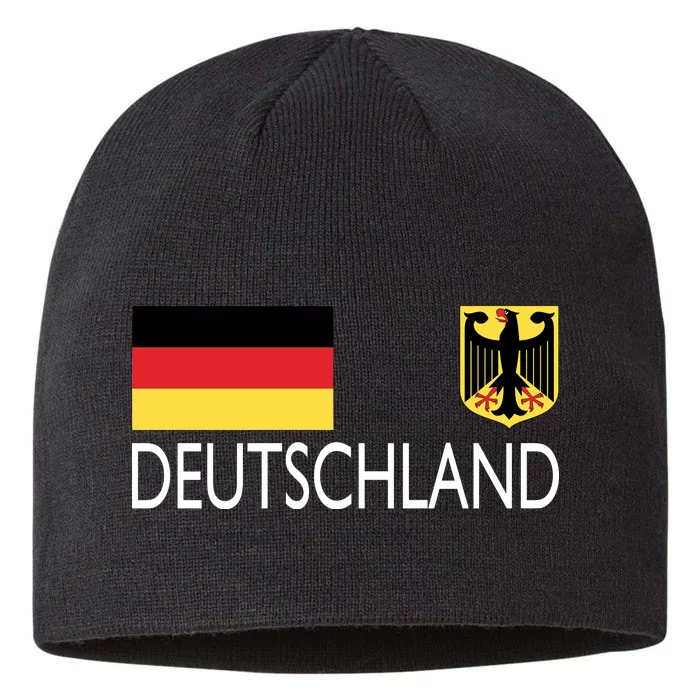 Deutschland Germany Soccer 8 1/2in Sustainable Knit Beanie