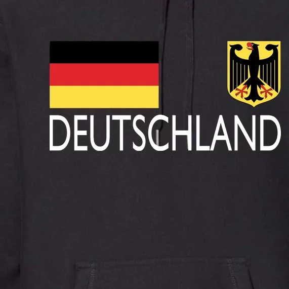 Deutschland Germany Soccer Premium Hoodie