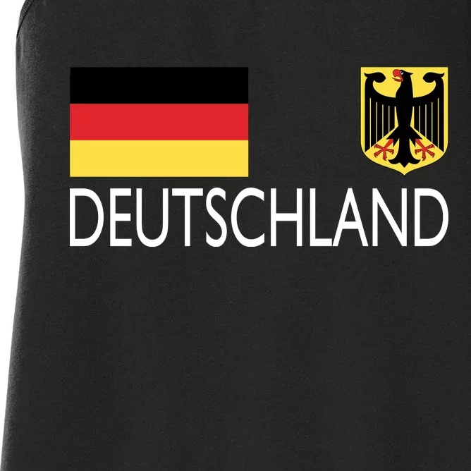 Deutschland Germany Soccer Women's Racerback Tank