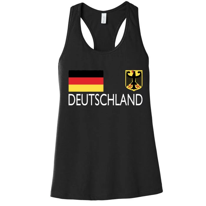 Deutschland Germany Soccer Women's Racerback Tank