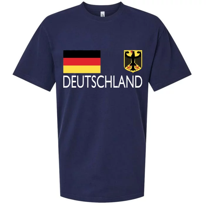 Deutschland Germany Soccer Sueded Cloud Jersey T-Shirt