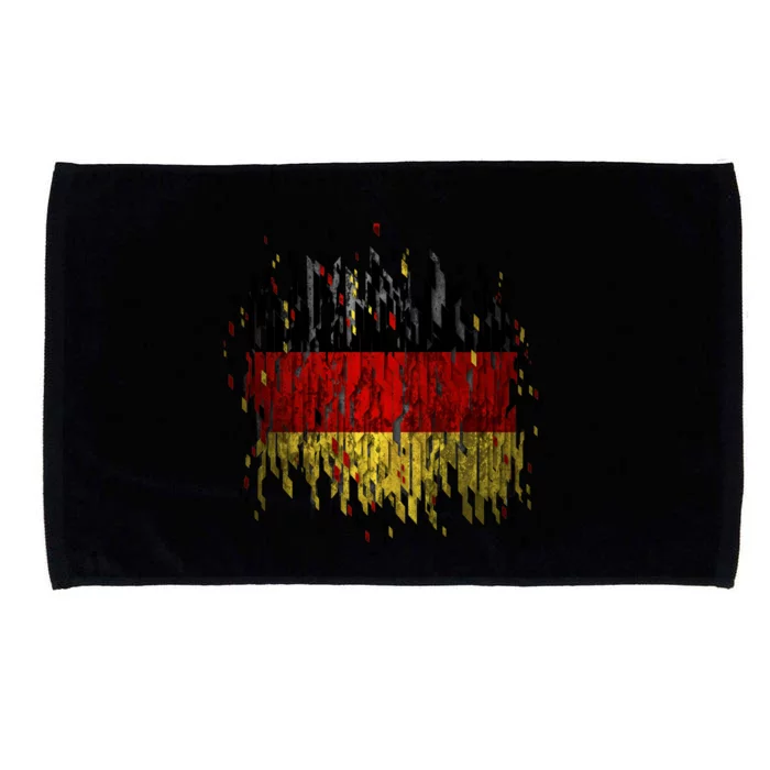 Deutschland Germany Torn German Flag Microfiber Hand Towel