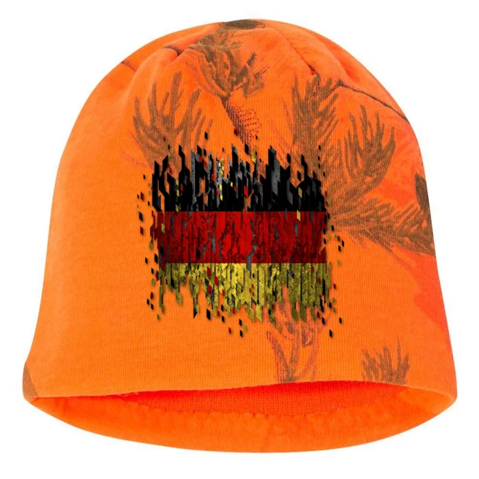 Deutschland Germany Torn German Flag Kati - Camo Knit Beanie