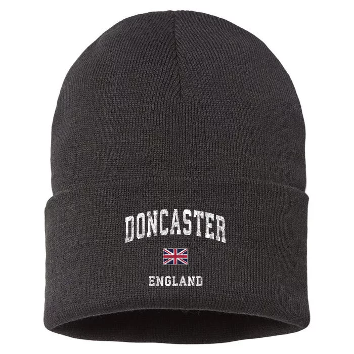 Doncaster England Vintage Athletic Sports Sustainable Knit Beanie