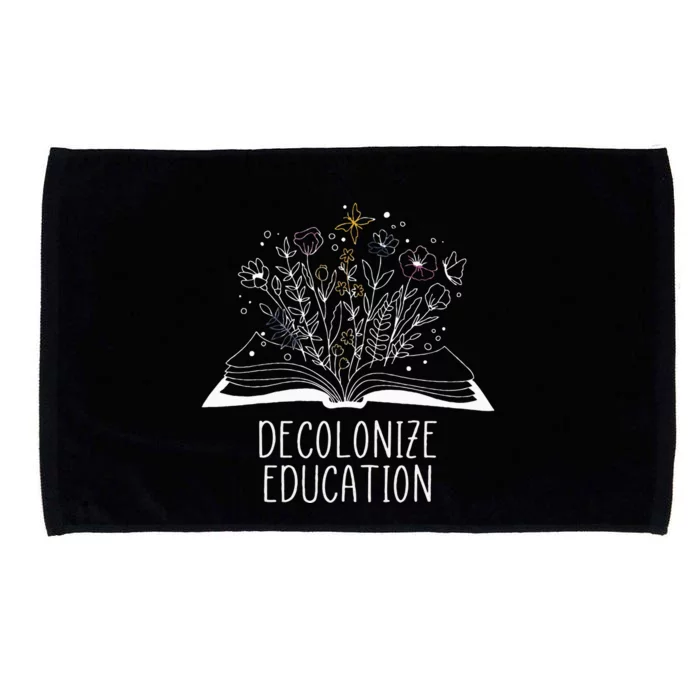 Decolonize Education Wildflower Book Microfiber Hand Towel