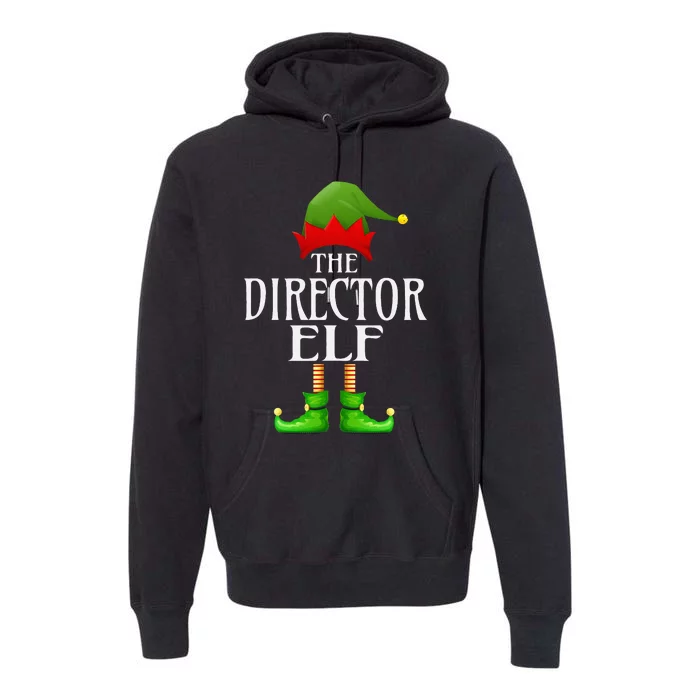 Director Elf Xmas Funny Family Matching Group Christmas Premium Hoodie