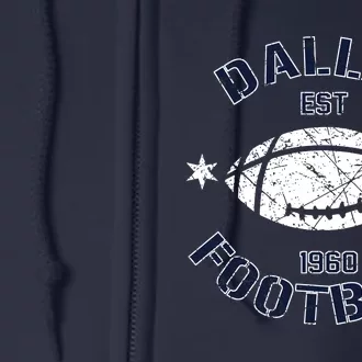 Dallas Football 1960 Full Zip Hoodie