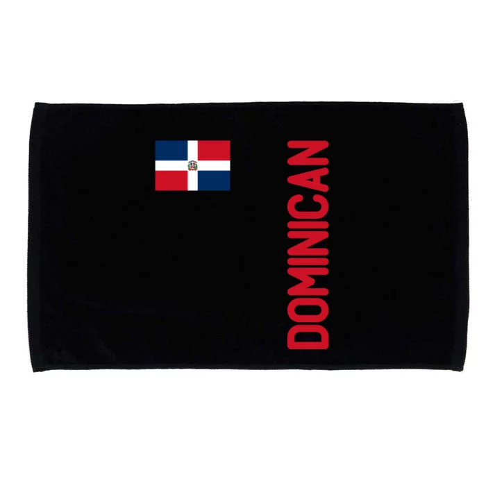 Dominican Flag And Dominican Republic Roots Meaningful Gift Microfiber Hand Towel