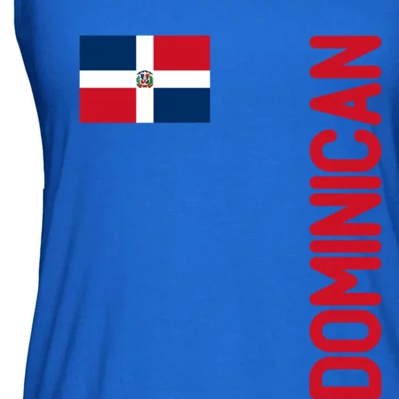 Dominican Flag And Dominican Republic Roots Meaningful Gift Ladies Essential Flowy Tank