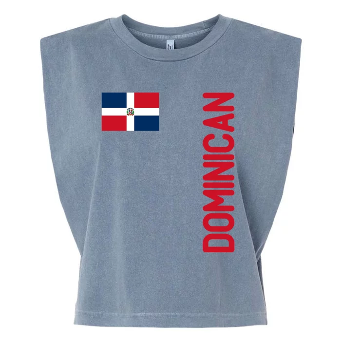 Dominican Flag And Dominican Republic Roots Meaningful Gift Garment-Dyed Women's Muscle Tee