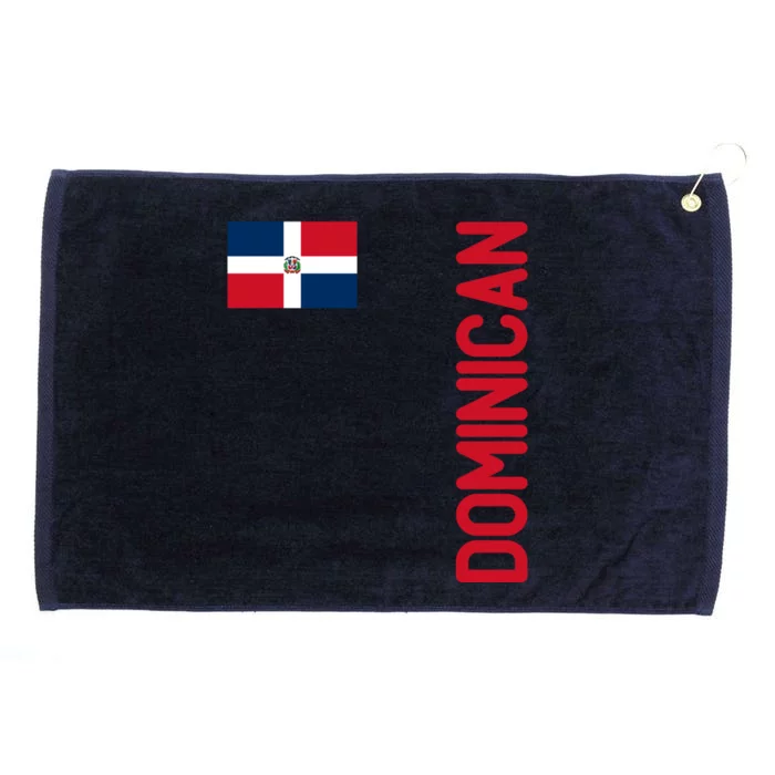 Dominican Flag And Dominican Republic Roots Meaningful Gift Grommeted Golf Towel